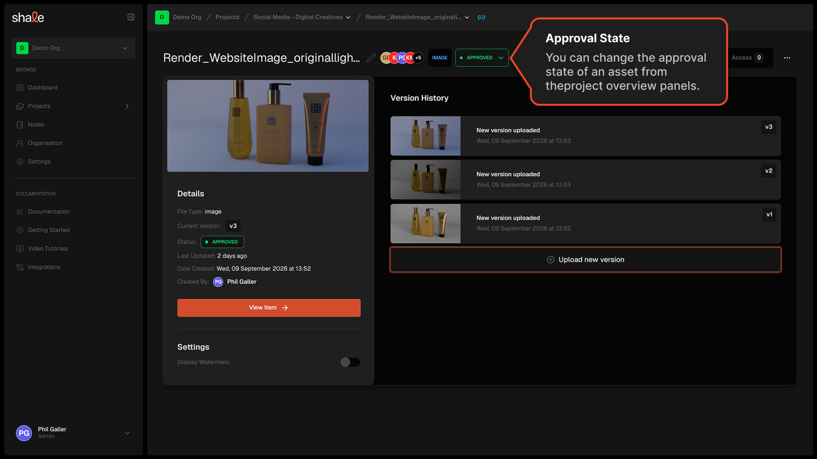 Upload An Asset