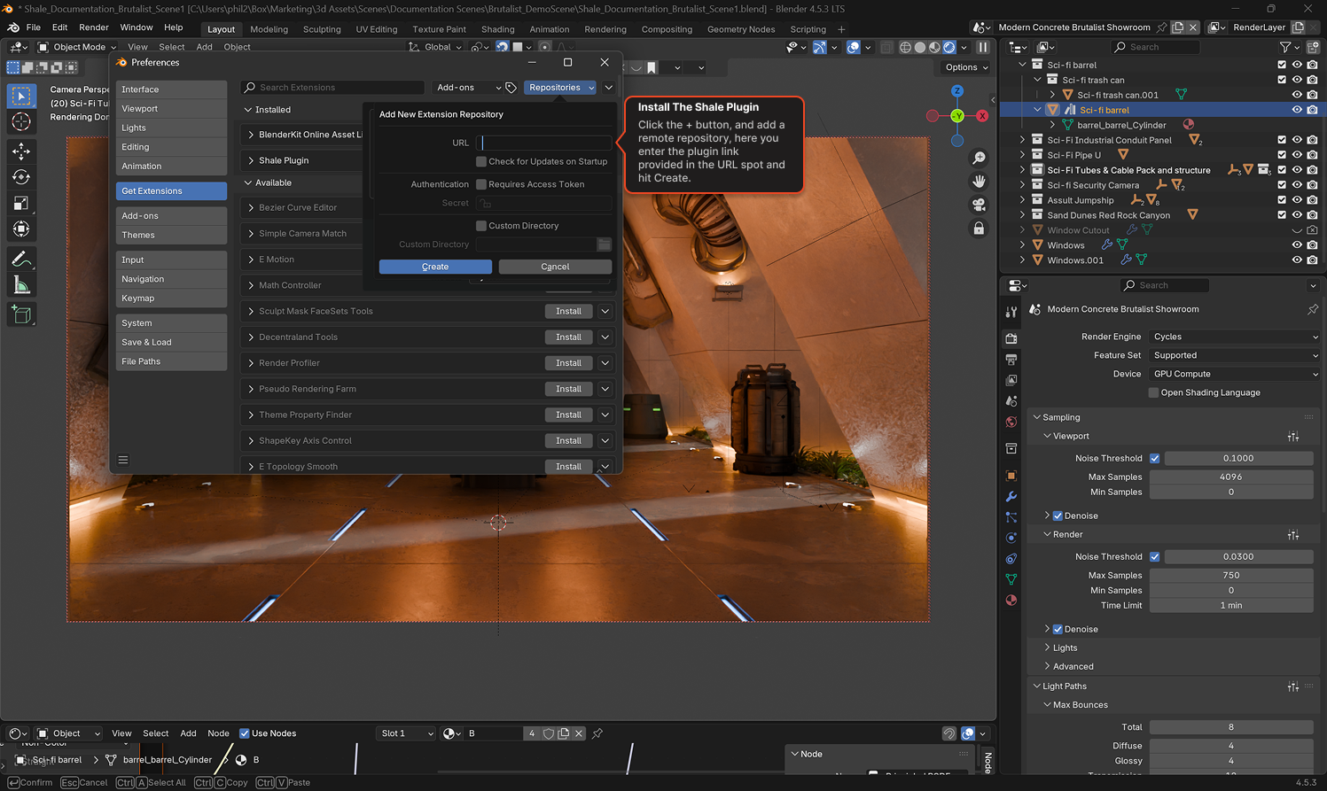 Blender Plugin Install 1